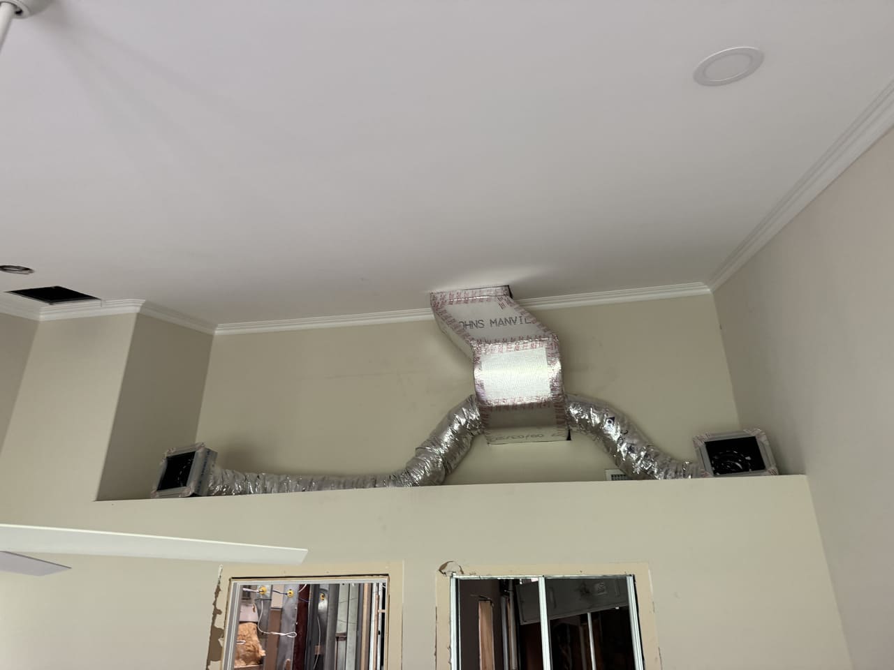 Insulated HVAC Ductwork in Attic